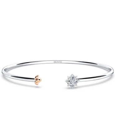 Blossom Diamond Bangle