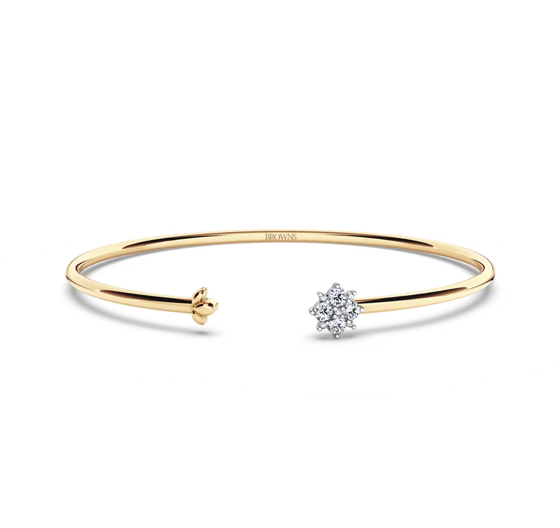 Blossom Diamond Bangle
