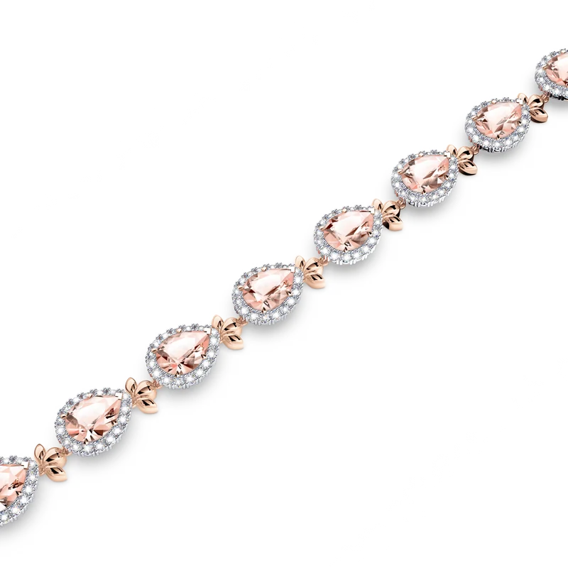 Morganite Garland Bracelet - Image 2