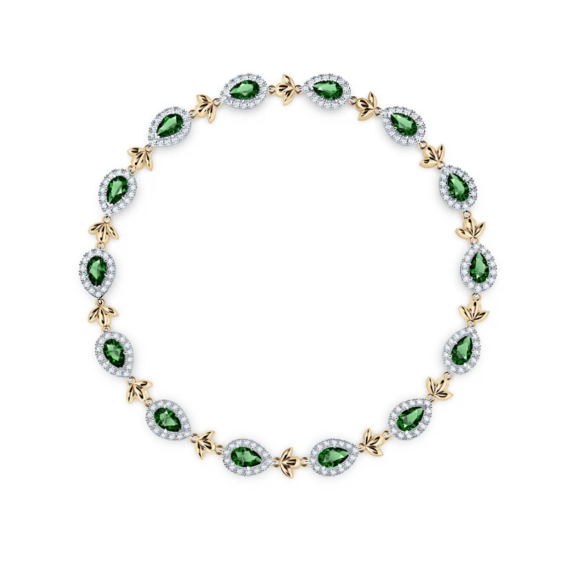 Emerald Garland Bracelet