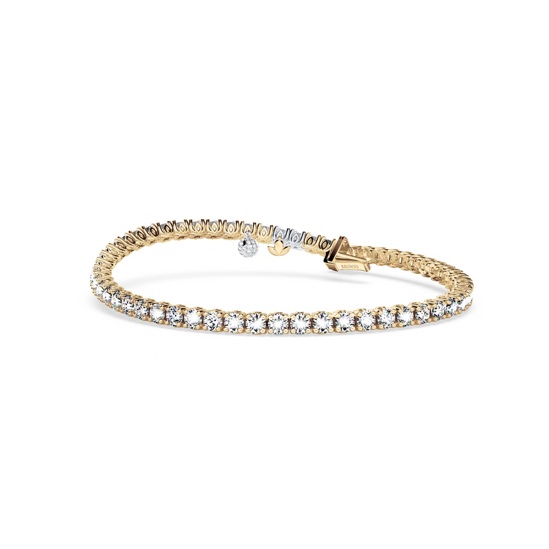 Browns Diamond Tennis Bracelet - Medium