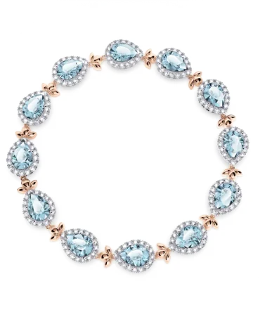 Aquamarine Garland Bracelet