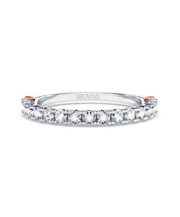 Protea Diamond Whispering Angel Eternity Ring