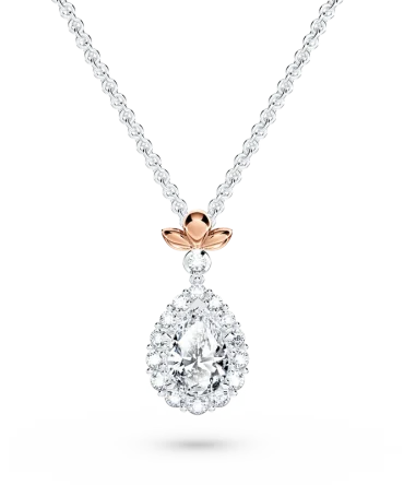 Original Angel Halo Diamond Necklace - Medium