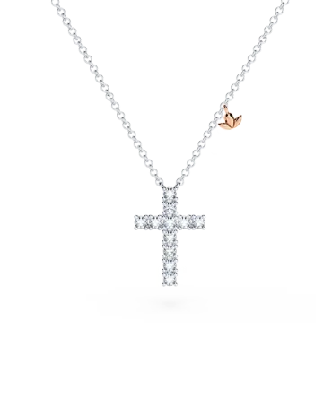Cross Diamond Necklace - Small