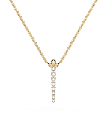 Journey Diamond Drop Necklace - Small