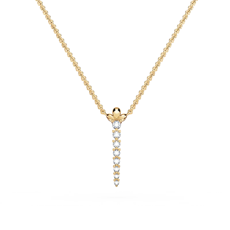 Journey Diamond Drop Necklace - Small