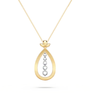 Angel Art Journey Diamond Necklace - Large