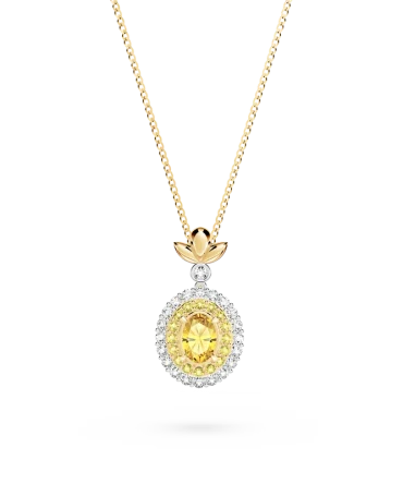 Original Angel Yellow Diamond Necklace