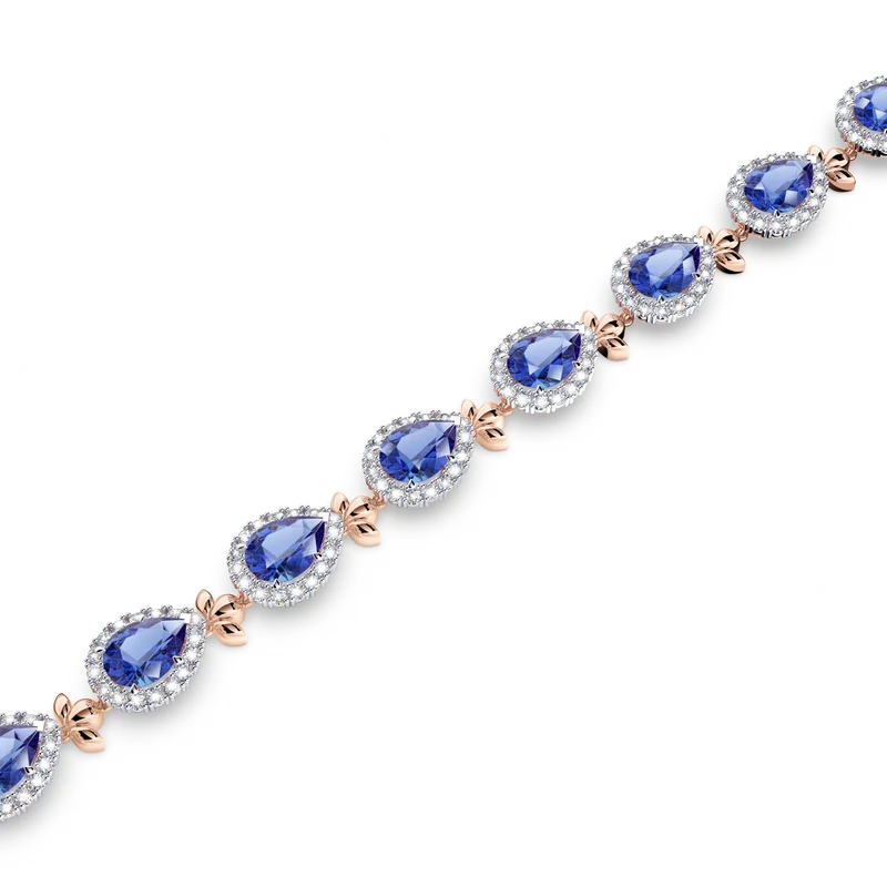 Royal Tanzanite Garland Bracelet - Image 2