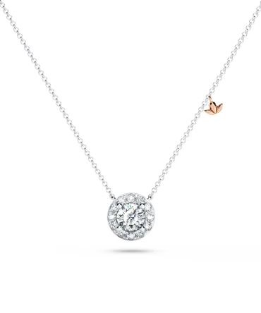 Angel Halo Diamond Necklace - Large