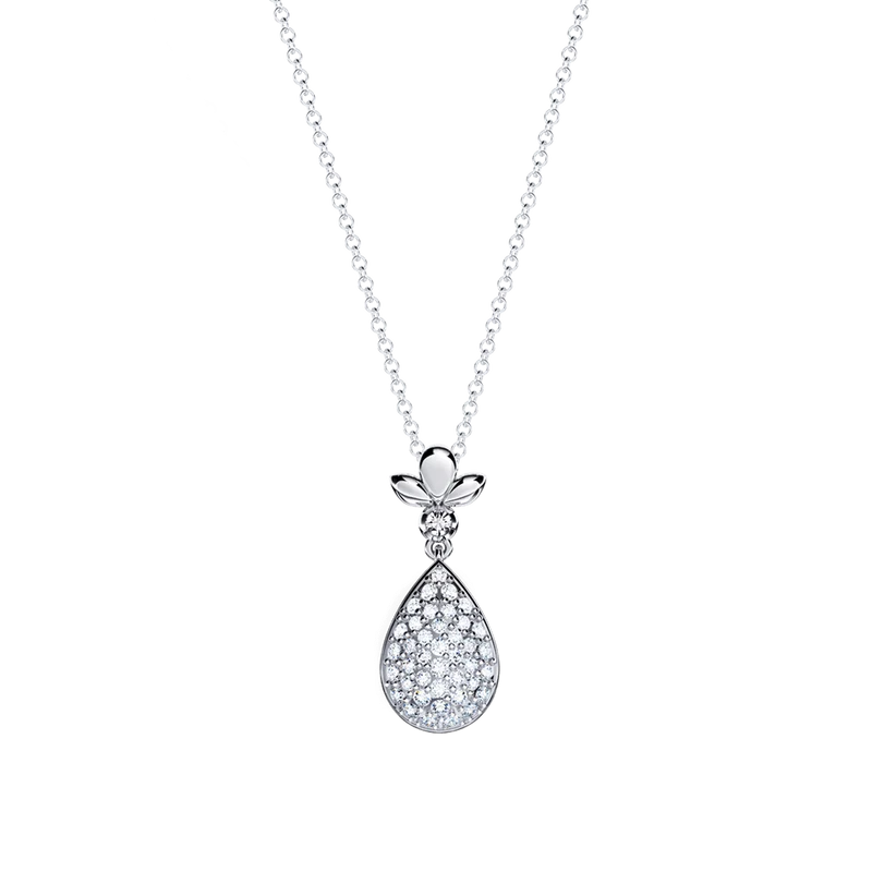 Original Angel Diamond Pavé Necklace