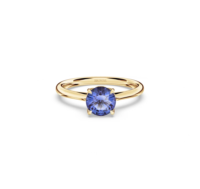 Royal Tanzanite Solitaire Ring - Image 2